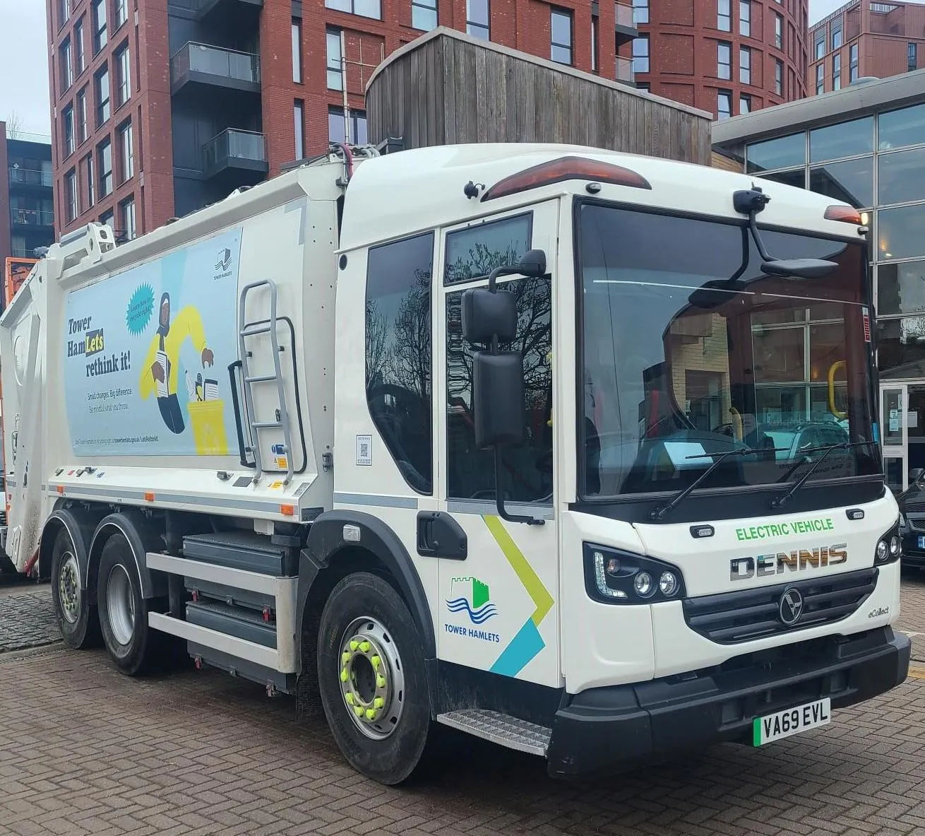 Tower Hamlets electric waste vehicle