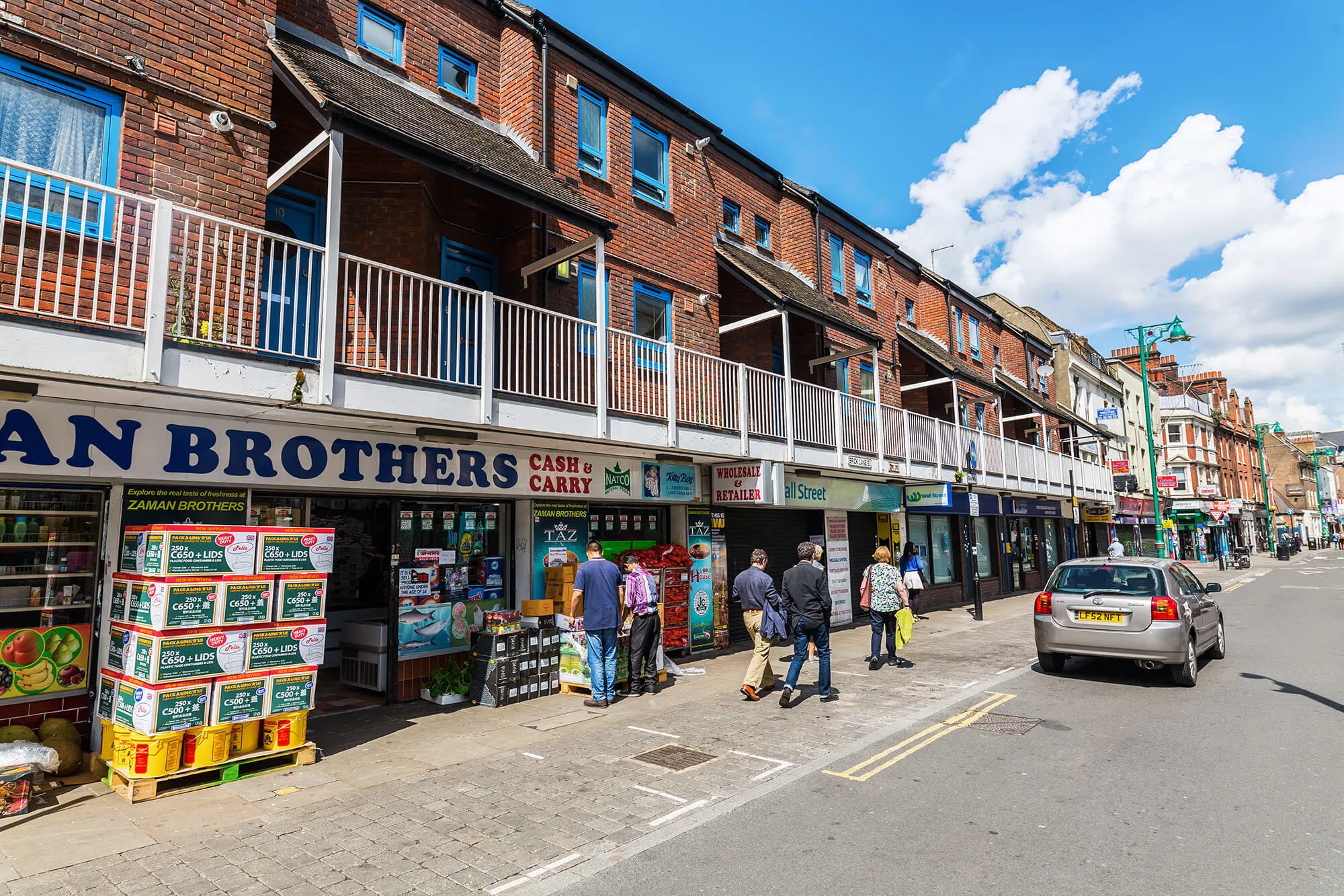 Cash and carry in Brick Lane